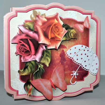 Walking in the Rain - Shaped Card Mini Kit by Kristina Norbat