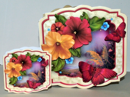 Woodland Pond - Shaped Card Mini Kit by Kristina Norbat