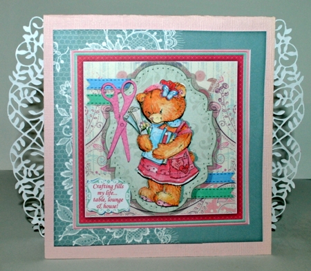CRAFTING FILLS MY LIFE 7x7 Decoupage & Insert Mini Kit by Kristina Norbat