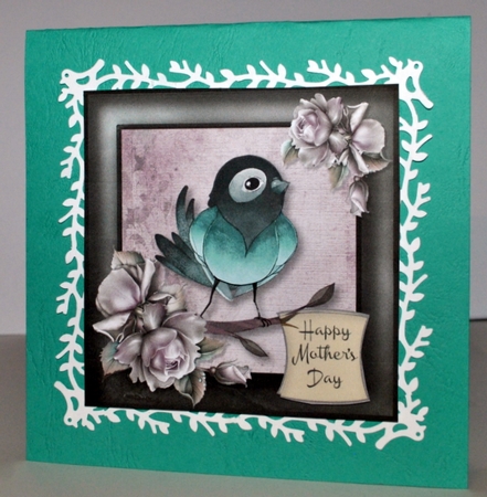 Baby Bird Card Topper by Kristina Norbat