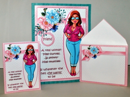 Foxy lady is a real woman mini kit by Kristina Norbat