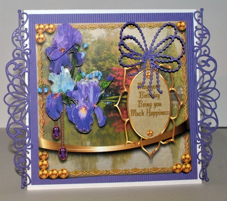 Floral Greeting 12 by Kristina Norbat