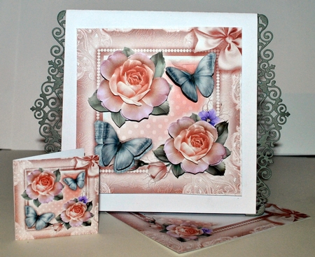 Mothers Day Roses Pink Mini Kit by Kristina Norbat