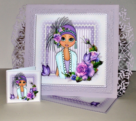 Flapper Emma Lilac Mini Kit by Kristina Norbat