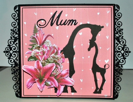 Hi Mum - Decoupage by Kristina Norbat