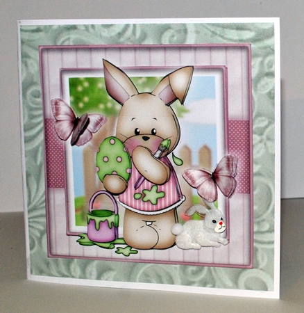 Bunny Painting Easter Egg Mini Kit by Kristina Norbat