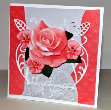 CU Pink Rose & Primroses by Kristina Norbat