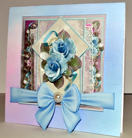 blue vintage rose by Kristina Norbat