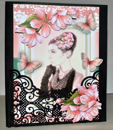 Classy Lady Card Front Kit by Kristina Norbat