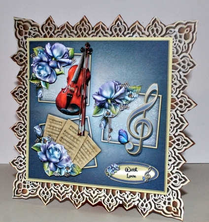 Floral Notes 8x8 Mini Kit  by Kristina Norbat