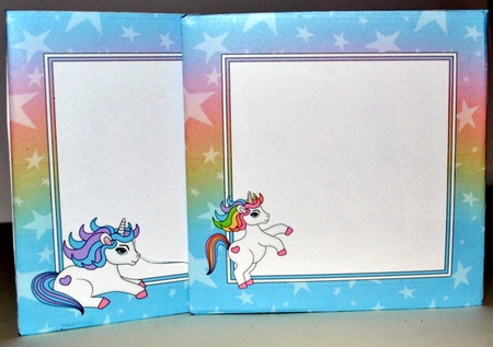 Unicorns 14.5 x 14.5 cm envelope Kit by Kristina Norbat