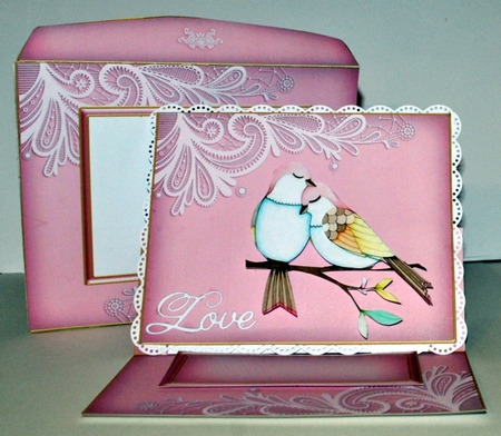 Ready To Go Premade Lace Easel Templates 1 by Kristina Norbat