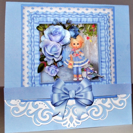 All Dressed Up - Frilly Frame Card Mini Kit by Kristina Norbat
