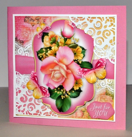Flowers and Butterflies 9 by Kristina Norbat