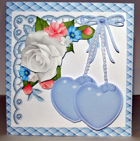 Candy Floss Double Hearts by Kristina Norbat