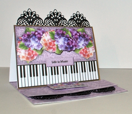 Elegant Piano Card by Kristina Norbat