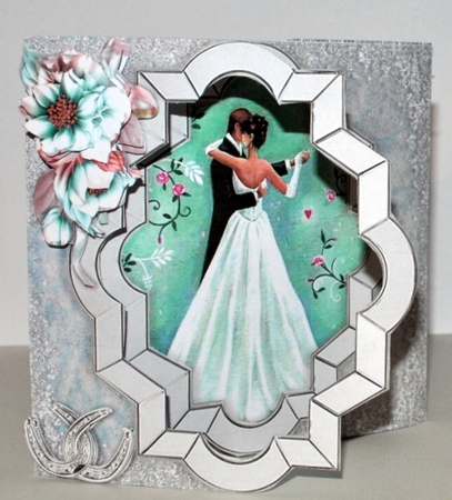 tri fold wedding aperture card 1 by Kristina Norbat