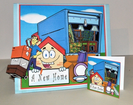 A New Home - Decoupage by Kristina Norbat