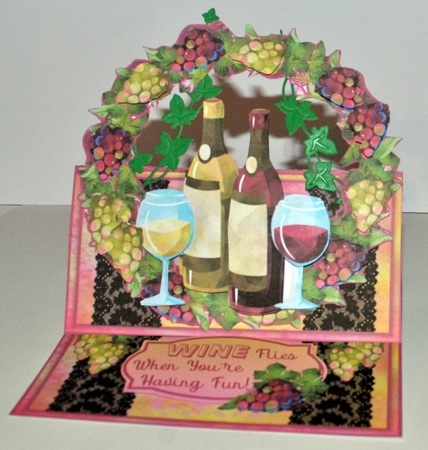 CIRCLET EASEL KIT - Wonderful Wine by Kristina Norbat