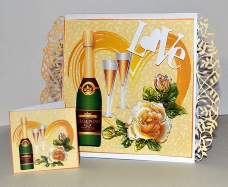 Golden Wedding - Decoupage by Kristina Norbat