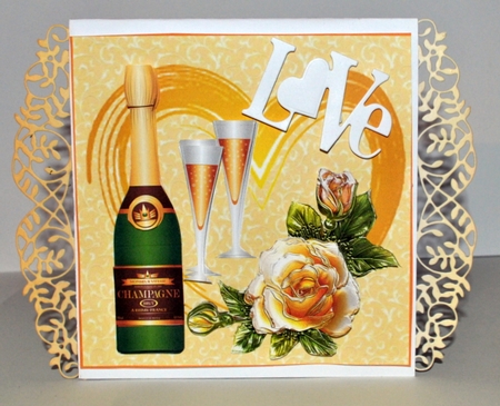 Golden Wedding - Decoupage by Kristina Norbat