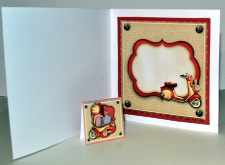 Moped Picnic Card Kit by Kristina Norbat