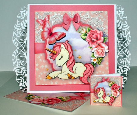 Magical Unicorn Card Kit by Kristina Norbat