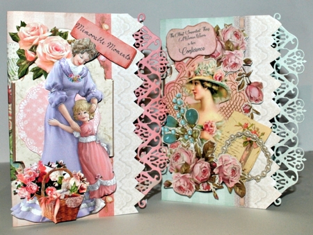 Grandmas Attic Quick Cards Kit. by Kristina Norbat