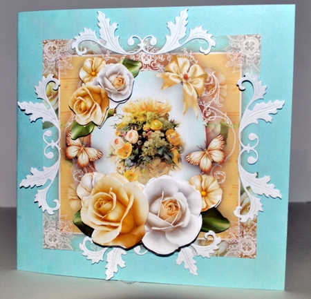 Soft Yellow Shabby Chic Bouquet Mini Kit by Kristina Norbat