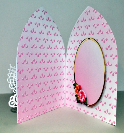 Summer Pansies Arched Card Mini Kit by Kristina Norbat