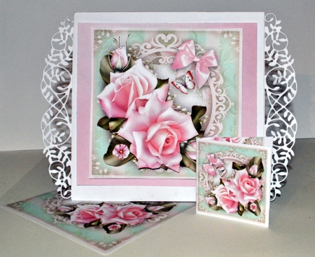 Soft Pink Roses by Kristina Norbat