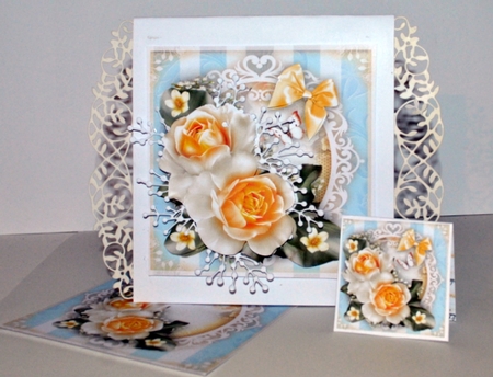 White Yellow Roses by Kristina Norbat