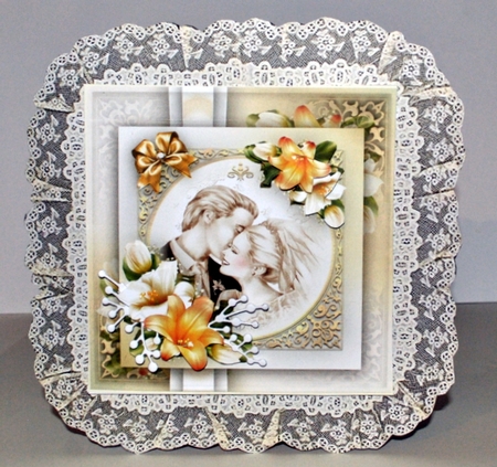 Wedding Anniversary Couple Card Mini Kit4 by Kristina Norbat