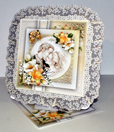Wedding Anniversary Couple Card Mini Kit4 by Kristina Norbat