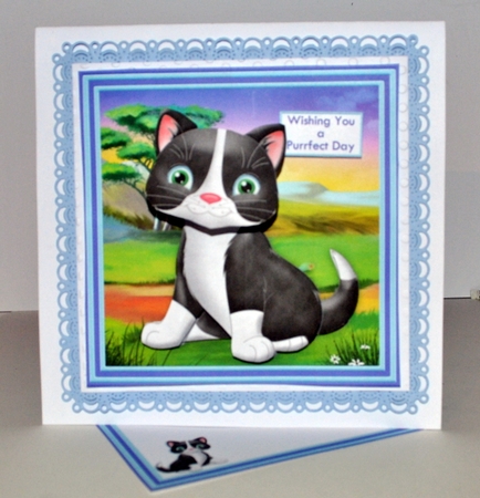 WOBBLY HEAD ANIMAL CARDS 7.5 Decoupage, Ages & Inserts Bumper Kit Set 2 by Kristina Norbat