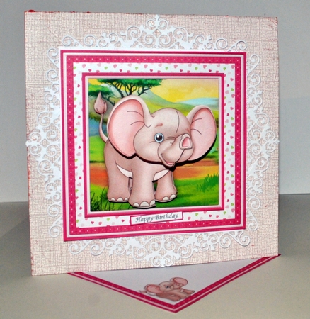 WOBBLY HEAD ANIMAL CARDS 7.5 Decoupage, Ages & Inserts Bumper Kit Set 2 by Kristina Norbat