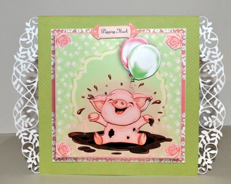 Happy As A Pig In Muck Card Kit by Kristina Norbat