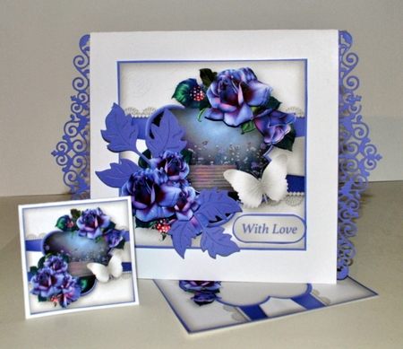 Rose Garden - Decoupage Card Mini Kit by Kristina Norbat