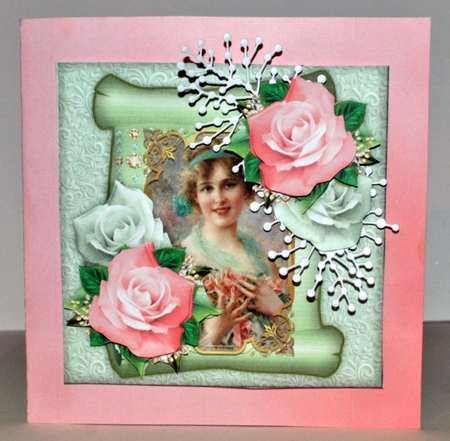 Vintage Scroll & Vintage Lady by Kristina Norbat
