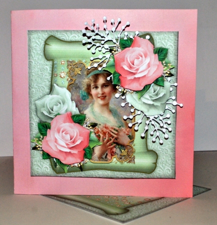 Vintage Scroll & Vintage Lady by Kristina Norbat