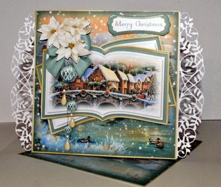 Winter Village Scene Mini Kit by Kristina Norbat