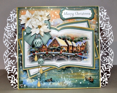 Winter Village Scene Mini Kit by Kristina Norbat