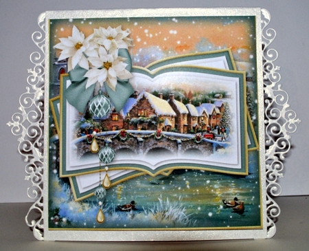 Winter Village Scene Toppers by Kristina Norbat