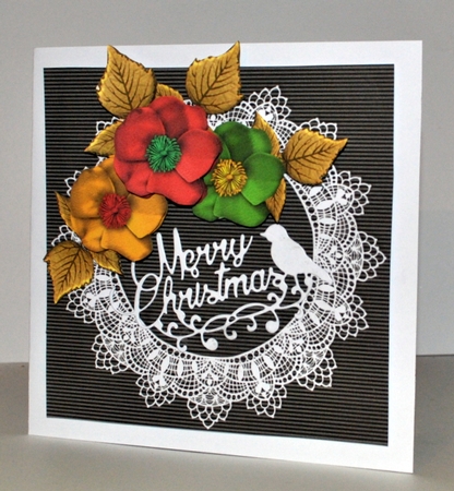 Christmas Coloured Roses by Kristina Norbat