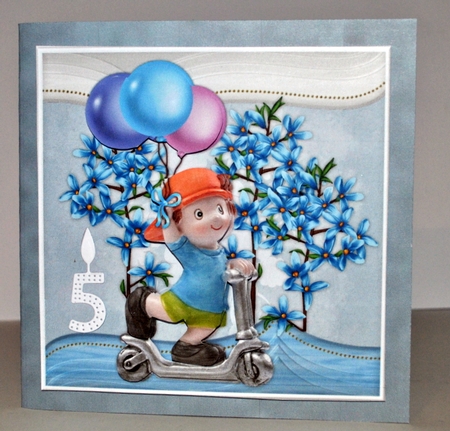 Birthday Boy Balloons Mini Kit by Kristina Norbat