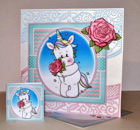 Unicorn with Rose mini Kit with Ages 1 - 6 yrs by Kristina Norbat