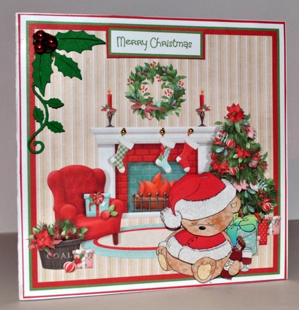 Boozy Christmas bear by Kristina Norbat
