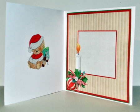 Boozy Christmas bear by Kristina Norbat