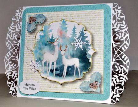 White & Gold - Pure White Stags by Kristina Norbat