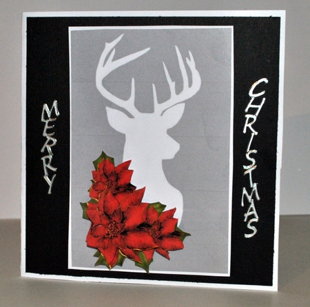 CU Vintage Corner Poinsettias Vignette by Kristina Norbat